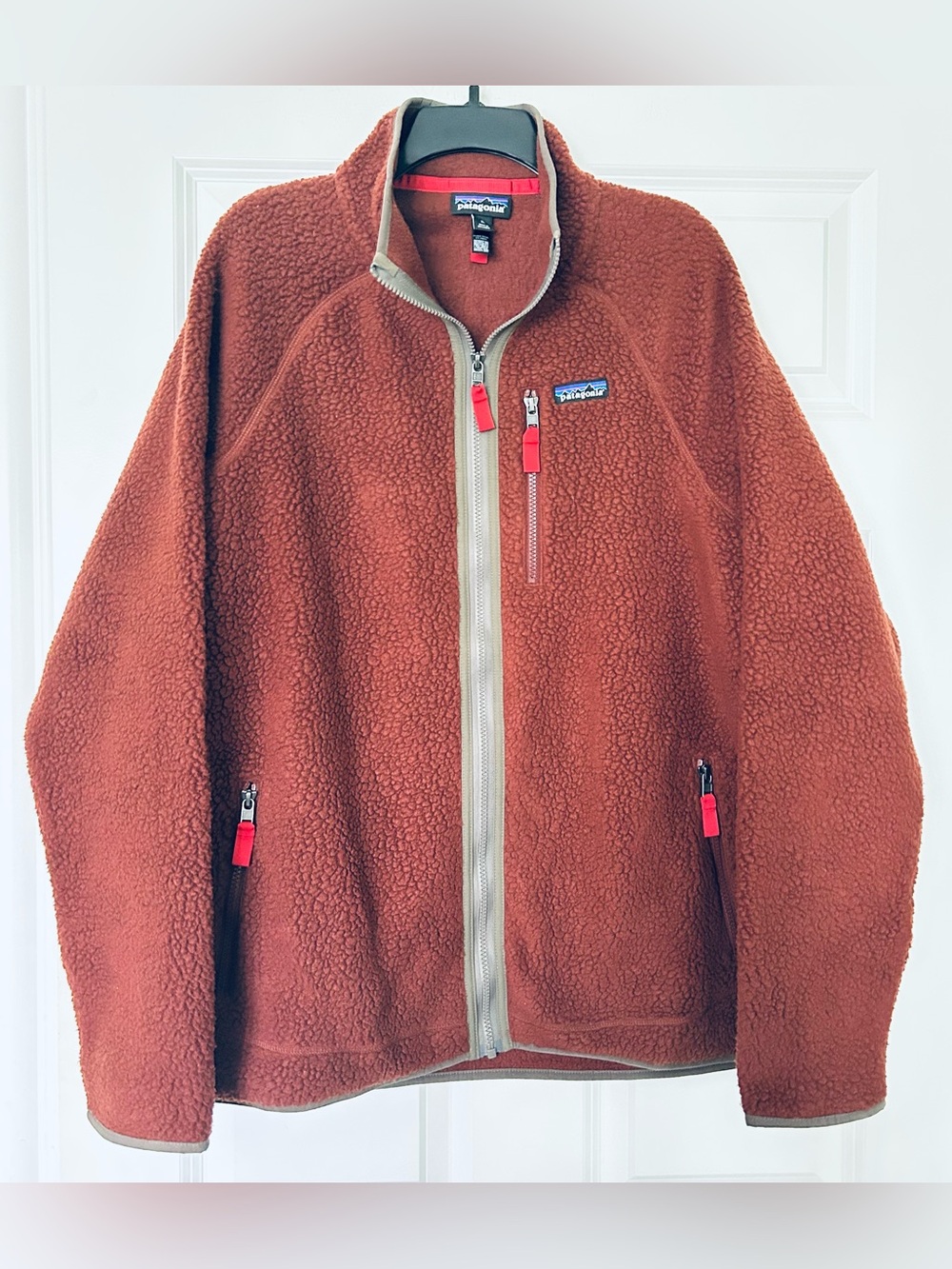 Patagonia Men's Retro Pile Fleece Jacket - Rich Rust Brown